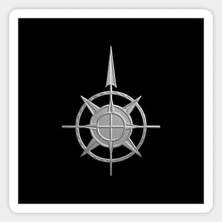 Pointing The Way - compass symbol Magnet